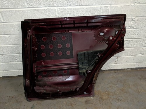 PORSCHE CAYENNE BARE DOOR OSR DRIVER SIDE RIGHT REAR RED LM3W - Picture 2 of 2