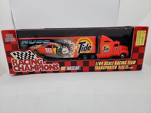 Ricky Rudd Tide Semi Truck Transporter 1/64 Tide 10 1996 Die Case Edition NASCAR - Picture 22 of 24