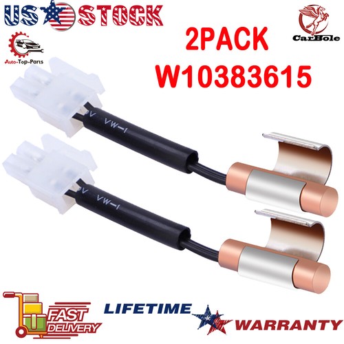 CarBole W10383615 Refrigerator Thermistor Replacement For Whirlpool – AP6020675, PS11753994