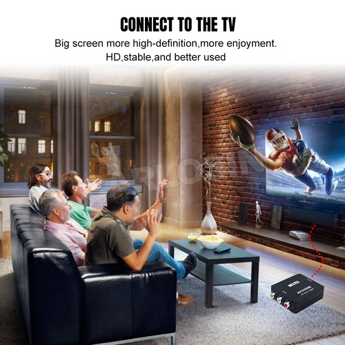 RCA AV to HDMI Converter Adapter Composite AV2HDMI Converter 1080P HDTV/DVD AU - Picture 5 of 9