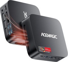 ACEMAGICIAN AMD Mini PC Ryzen 7430U, Mini Gaming PC 32GB DDR4 512GB SSD, Mini