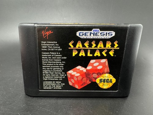 Caesars Palace (Sega Genesis) *COMPLETO DI SCATOLA CON MANUALE* - Foto 8 di 10