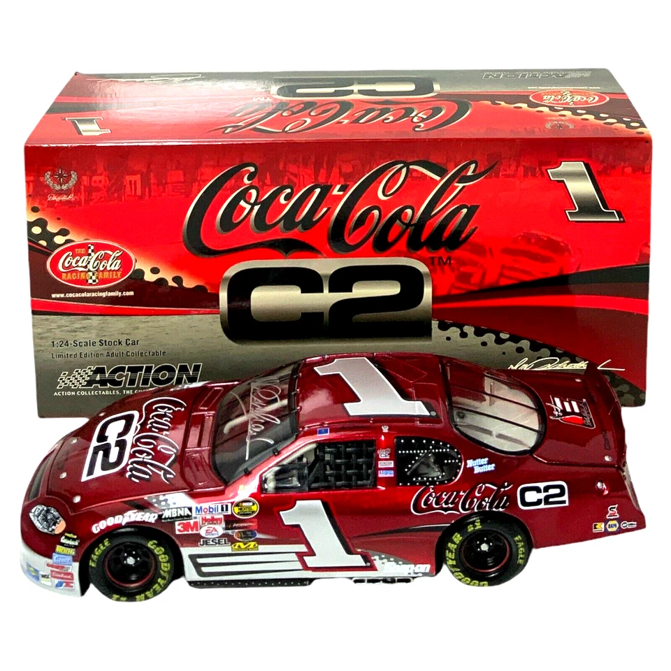 2004 Acción 1/24 John Andretti #1 Earnhardt Legacy C2 Coca-Cola Autografiado 1 de 264 Foto 2 de 4
