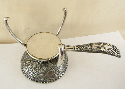 Antique Wilcox Silverplate Mechanical Handled Cheese Ball Holder - Picture 2 of 10