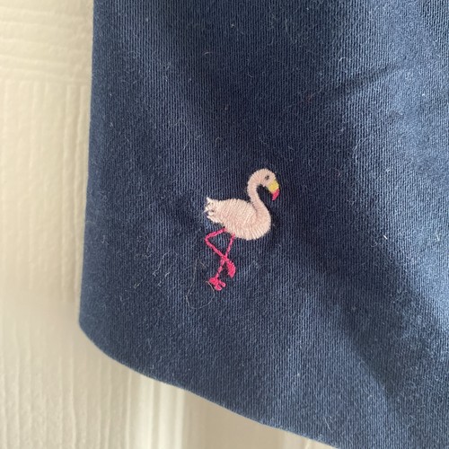 Brooks Brothers 346 Women's 6 Navy Chino Shorts Flamingo Flat Front Resort - Picture 5 of 7