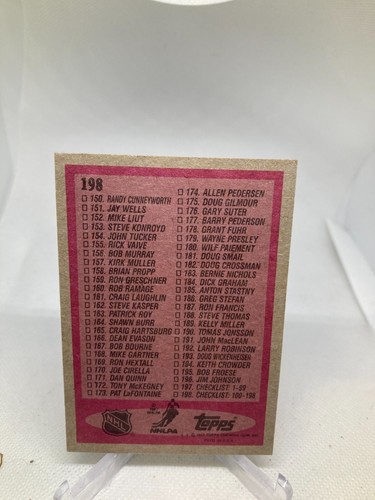 1987-88 Topps Hockey ~ Cards # 1 -198~ U-Pick ********SPEDIZIONE GRATUITA***** - Foto 348 di 348