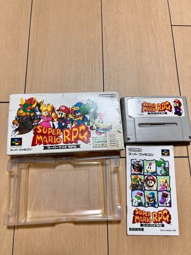 Super Mario RPG Super Famicom SFC Boxed + Manual From Japanese ver. Tested F/S - Picture 7 of 11