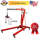 Heavy Duty Engine Hoist Leveler Cherry Picker Shop Crane Load Lift Tool 1500 Lbs