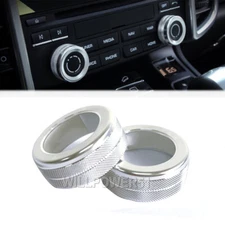 Aluminum Silver Stereo Volume Head Unit Turn Knob Cover Fits 12-19 911 991