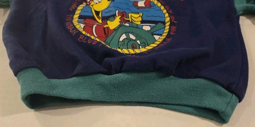 Arr Matey Sailing Ocean Blue Pirate Boys Size 4 Healthtex Sweatshirt - Picture 7 of 10