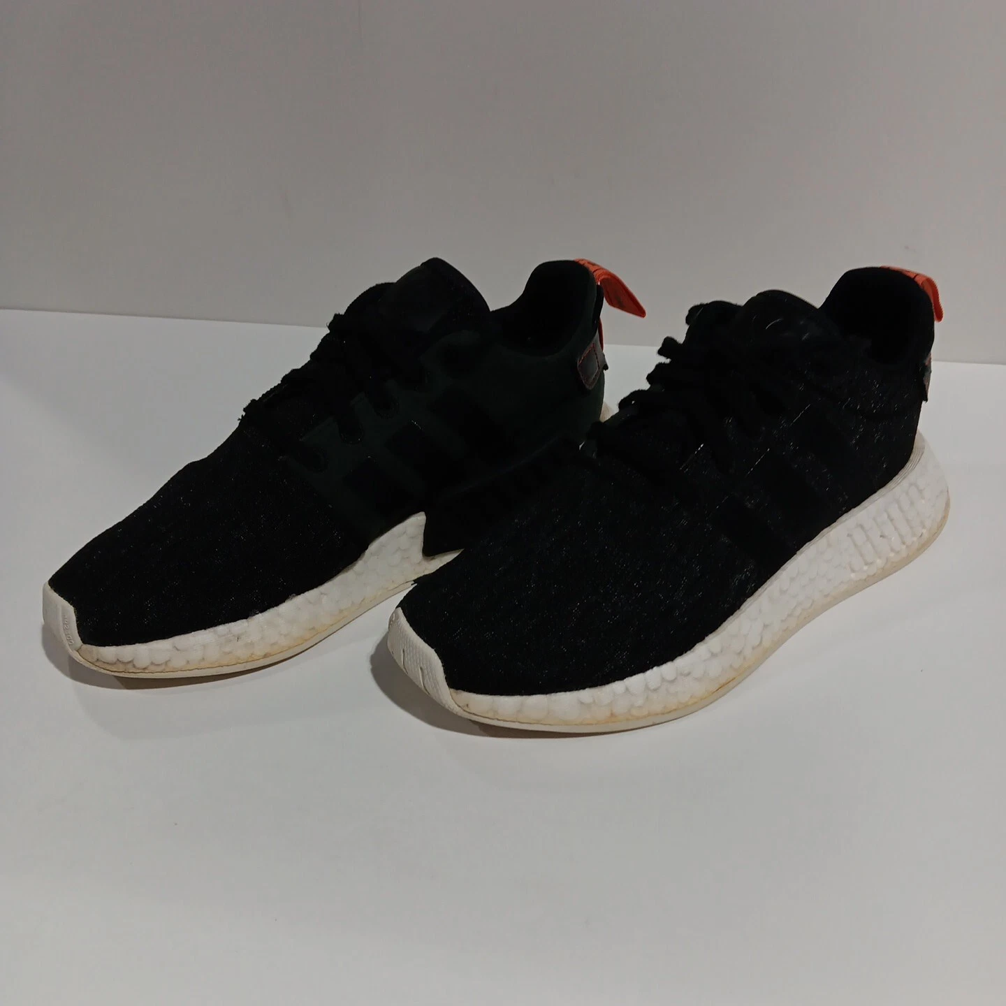 Scarpe Adidas da uomo 5 nuove R2 PK PrimeKnit scarpe da corsa nero bianco gomma top basso