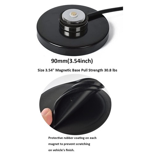 Amateur Pre-Tuned Dual-Band VHF/UHF Dual Band NMO Antenna for 2m 70cm Mobile ... - Zdjęcie 5 z 9
