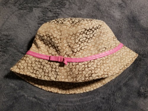 Girls Vintage Coach kids bucket hat all 
