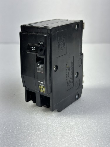 Square D QO2100 2 Pole 100 Amp 120 240V Type QO Plug In Main Circuit