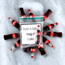 TEN Little Bag Of Coke - Joke Novelty Funny Birthday Stag Do Festival Fake