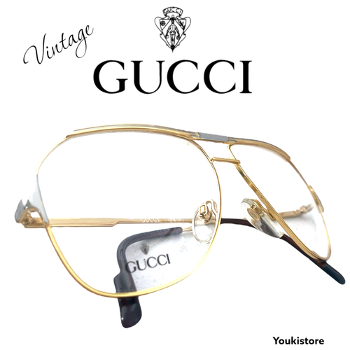 GUCCI occhiali da vista GG 1212 36G 58 RARE VINTAGE 80s seyewear Made in Italy - 第 1/10 張圖片