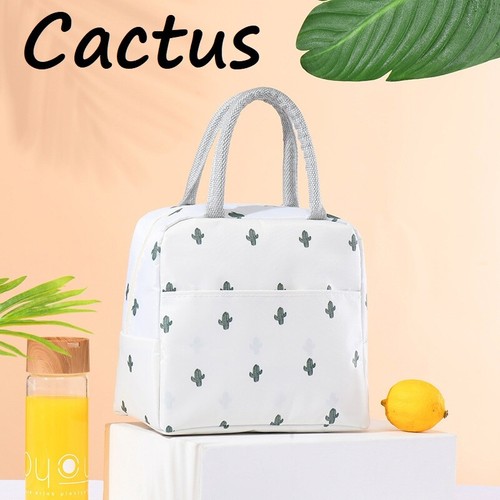 Borsa Porta Pranzo Isolata Impermeabile Adulto Bambini Riutilizzabile Scuola Picnic Alimentari Sacchetti - Foto 19 di 24