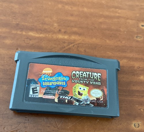 GBA - Sponge Bob Square Pants Creature From The Crusty Crab - Loose - Picture 4 of 4