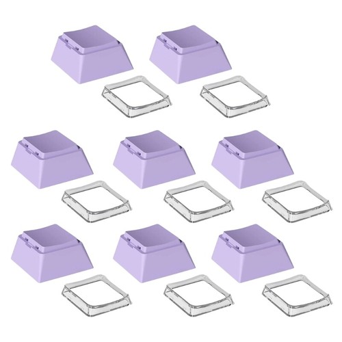 8Pcs Profile Keycaps Optional Color for Mechanical Keyboards Enhancing Typing - Afbeelding 4 van 14