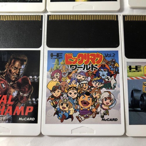 PC Engine HuCARD software 10-piece set, operation unconfirmed - Picture 11 of 14
