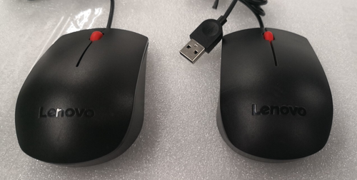 2er Pack Lenovo kabelgebundene optische USB-Maus mojuuo schwarz mit rotem Track Wheel 2 Stück getestet - Bild 2 von 8