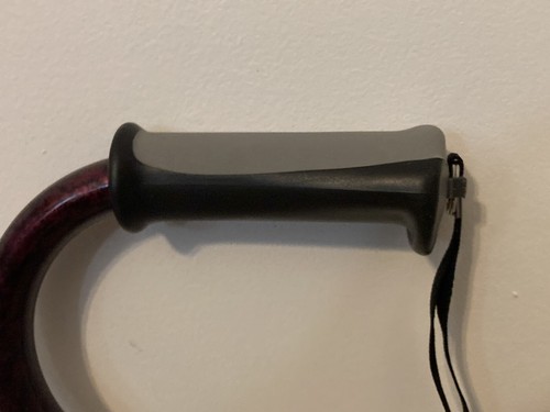 Drive Medical Walking Cane Burgundy Gel Grip Lightweight & Adjustable for M & W - Picture 5 of 8