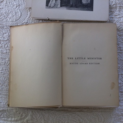 The Little Minister : Maude Adams Edition 1898 ~ J. M. Barrie ~ & 7 photo cards - Picture 4 of 13