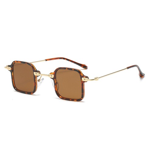 Modische eckige Sonnenbrille Metallgestell 90er Vintage Retro Fahrbrille Schirme - Bild 17 von 21
