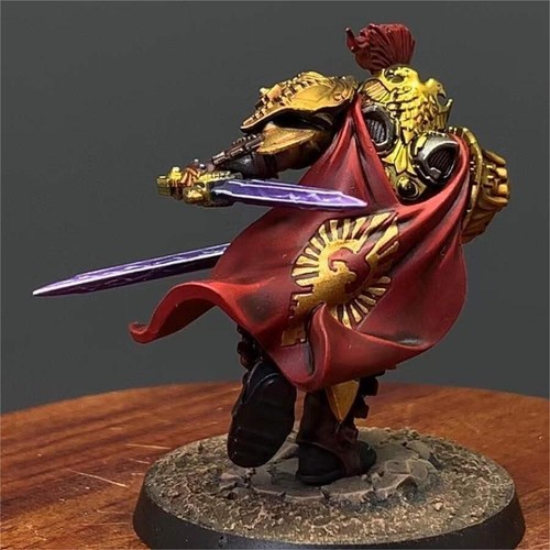 Warhammer 40K Blade Champion Adeptus Custodes GW Miniatures Presale Painted - Foto 5 di 6