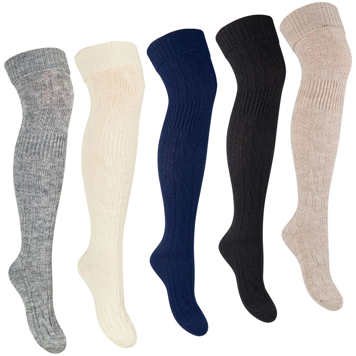 Over the knee wool socks sale