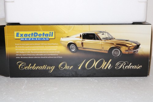 Exact Detail 1:18 1967 Shelby G.T. 350 WCC704 100th Release 1 of 350!! Rare - Picture 3 of 11