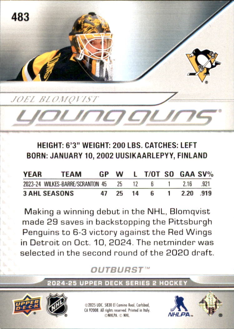 UPPER DECK NHLカード STATURE JOEL FARABEE FLYERS 06/15 #114 送料無料 中古 IT1 Joel Farabee All Hockey Cards