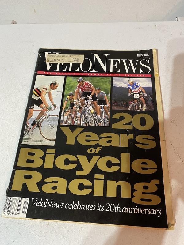 Velonews Magazine 20 Years of Cycling Issue