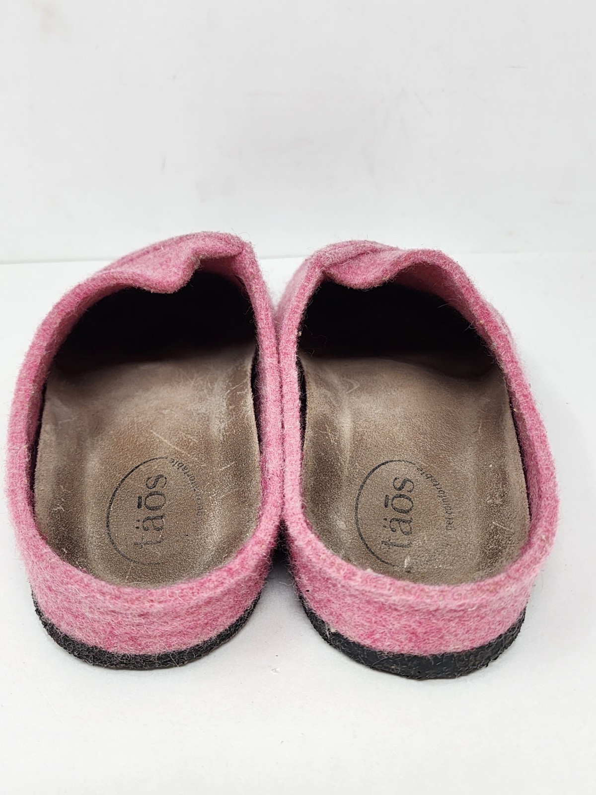 SAOLA Ciabatta Taos donna EU 39 US 8 8 5 wooled classica rosa zoccoli suola morbida