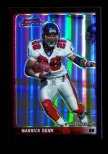 2003 Bowman Chrome Refractor #109 Warrick Dunn Atlanta Falcons /500