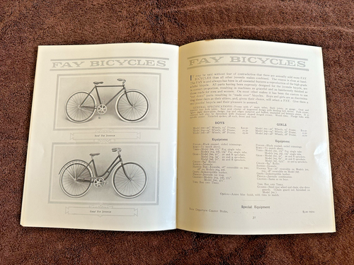 1913 COLUMBIA BICICLETTA IL PAPA MANIFATTURA CO CATALOGO ORIGINALE Molto Bella!! - Foto 19 di 20
