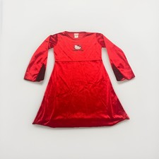 Vintage Hello Kitty Velvet Red Dress Size XL Kids Girls 2000 Y2K