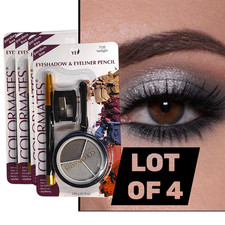 ColorMates 7135 Eyeshadow Trio Eyeliner Pencil Sharper-Twilight LOT OF 4