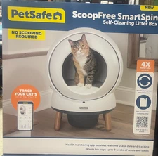 PetSafe ScoopFree SmartSpin Self-Cleaning cat Litter Box PAL00-17985 BRAND NEW