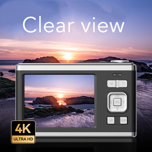 Digital Camera 4K HD Dual IPS Screen 50MP 30MP Dual Lens 16X Digital Zoom AF AU - Picture 9 of 12