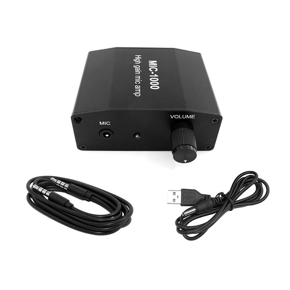 Amplificateur de son micro et préampli pour éliminer le bruit en podcast