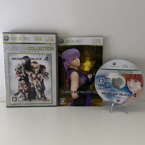 Dead or Alive 4 PLATINUM COLLECTION Xbox 360 Japanese Japan Import NTSC-J - Picture 1 of 7