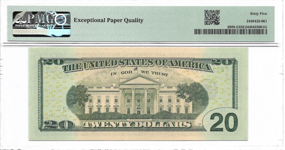 2004 $20 RICHMOND FRN. PMG GEM Uncirculated 65 EPQ Banknote. - Image 2 of 2