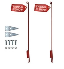 (2) New 24 SNOW PLOW BLADE MARKER GUIDES w/ F...