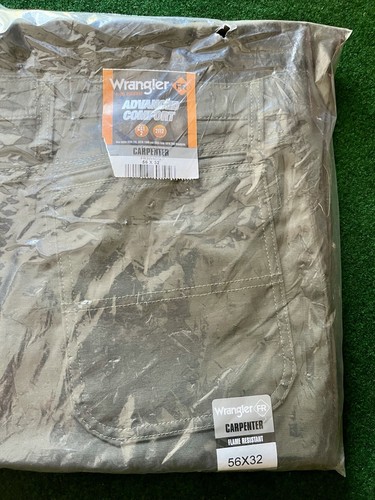 Herren Wrangler Gr. 56 x 32 schwer entflammbar Advanced Comfort Zimmermann Hose Loden - Bild 4 von 7