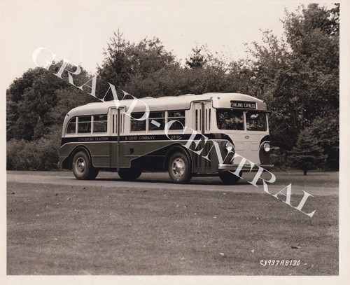 ORIGINAL LYNCHBURG TRACTION & LIGHT CO BUS PHOTO #2506 MACK BUS VIRGINIA
