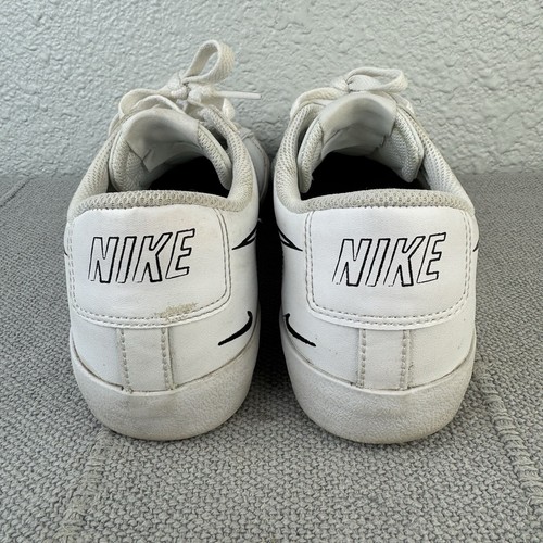 Nike Blazer Low “Sketch” Kids Size 7Y Youth White Lace Up Sneakers DM7819-100 - Picture 4 of 8