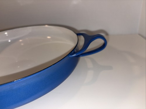 DANSK Kobenstyle Enamelware Paella Pan 10” France Blue - Picture 5 of 16