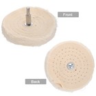 10 Stück 1 Beutel einfache Polierer professionelle Tuchräder Pleuel (weiß)