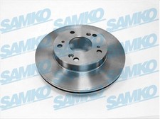 SAMKO 2x Bremsscheibe vorne belüftet für Honda Civic VII Hatchback EU EP EV
